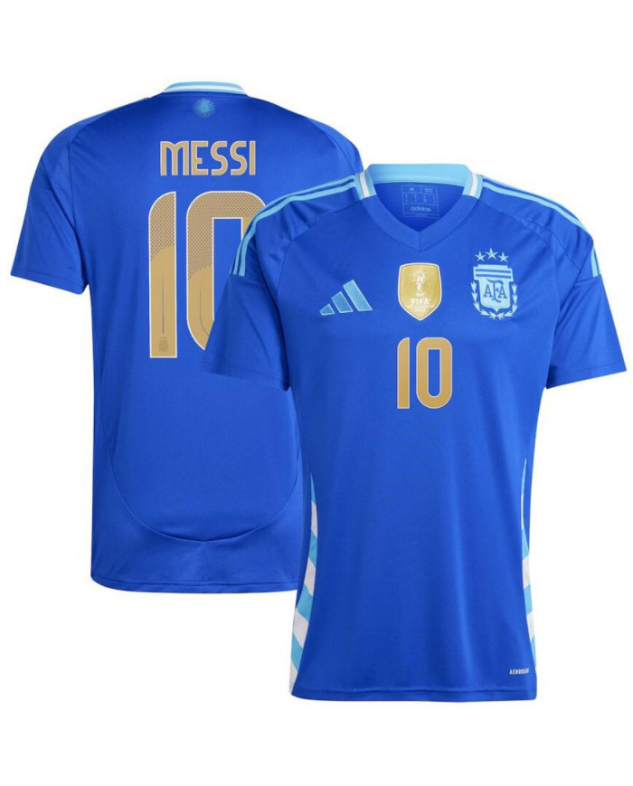 Messi 10 Argentina Away Jersey Copa America 2024