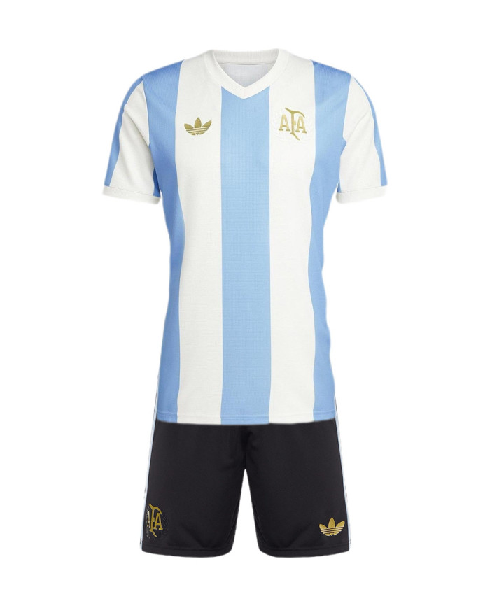 Kids Argentina 50th Anniversary Kit Jersey+Shorts 2024