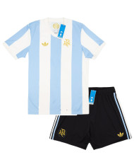 Kids Argentina 50th Anniversary Kit Jersey+Shorts 2024
