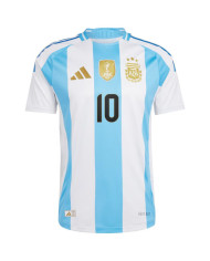 Messi 10 Argentina Home Jersey Player Version Copa America 2024
