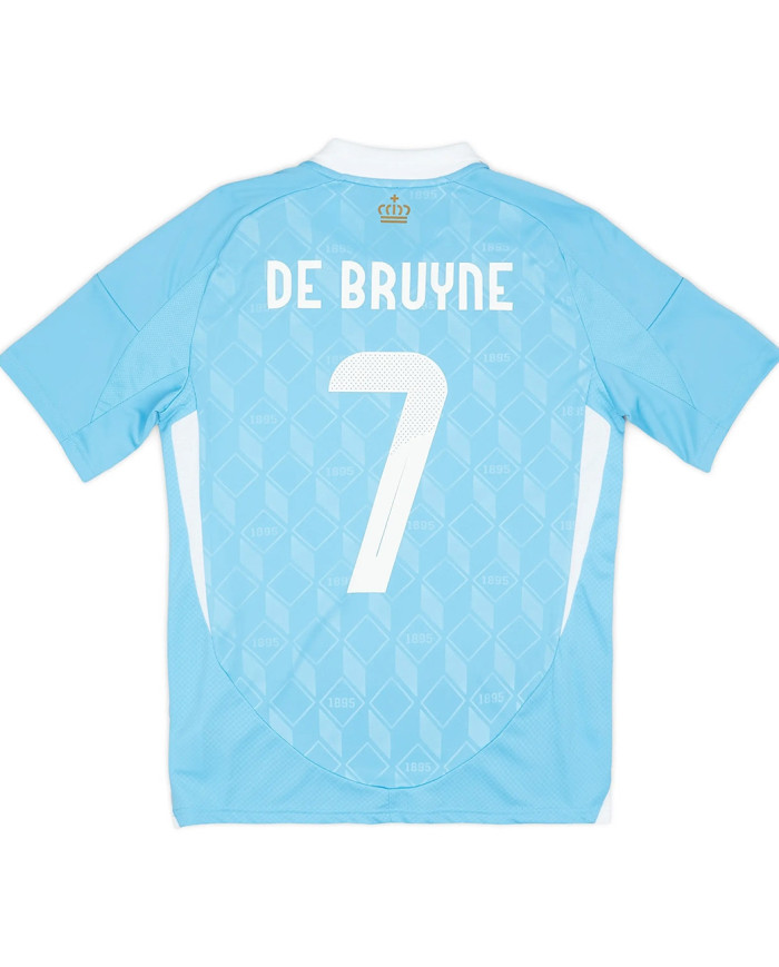 De Bruyne 7 Belgium Away Jersey EURO 2024