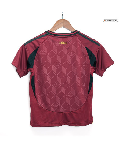 Kids Belgium Home Jersey Kit Euro 2024