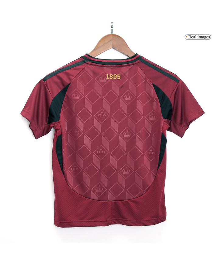 Kids Belgium Home Jersey Kit Euro 2024