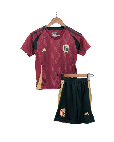 Kids Belgium Home Jersey Kit Euro 2024