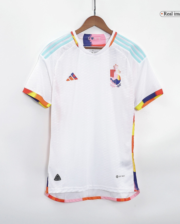 Belgium Soccer Jersey Away Player Version World Cup 2022