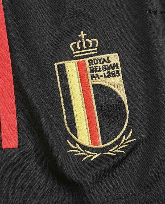 Belgium Soccer Shorts Home Replica World Cup 2022
