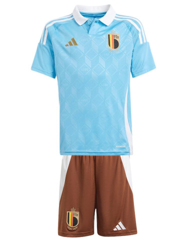 Kids Belgium Away Jersey Kit Euro 2024