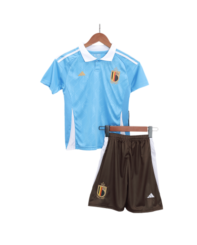 Kids Belgium Away Jersey Kit Euro 2024