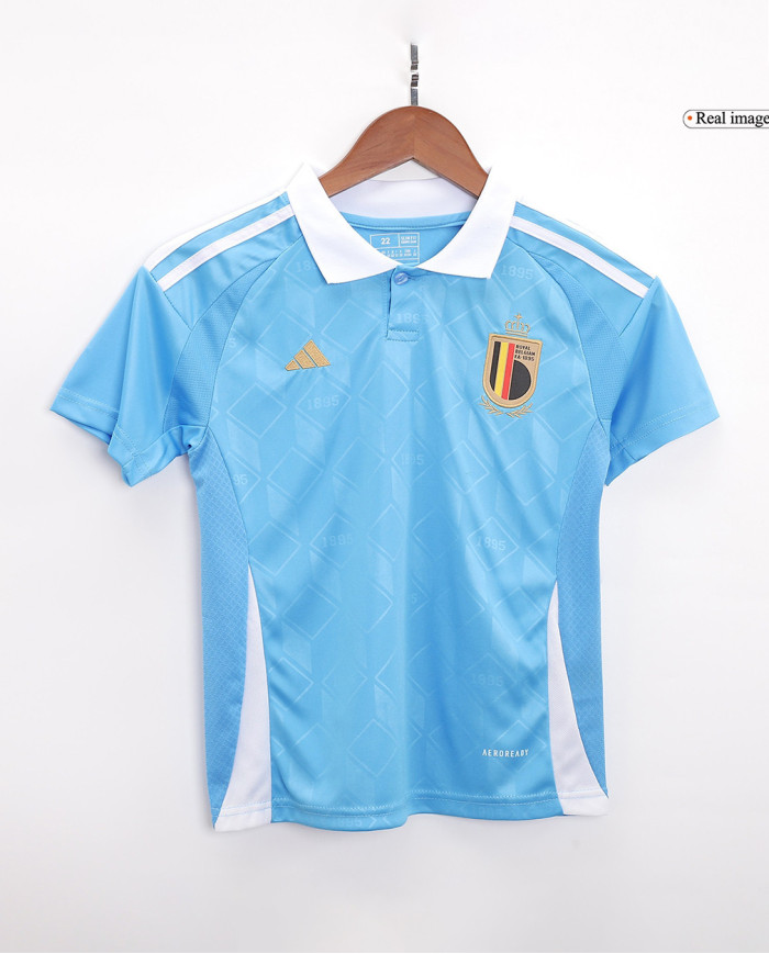 Kids Belgium Away Jersey Kit Euro 2024