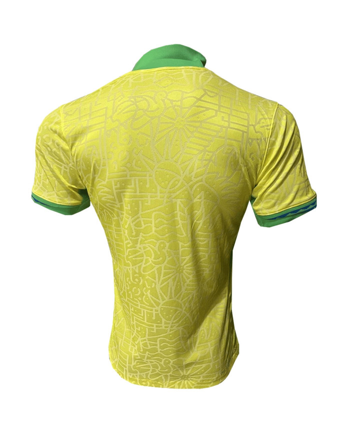 Brazil Home Jersey Player Version Copa America 2024