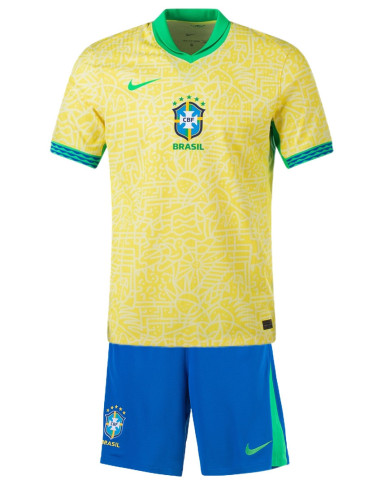 Kids Brazil Home Kit Copa America 2024 Kids Brazil Home Kit Copa America 2024