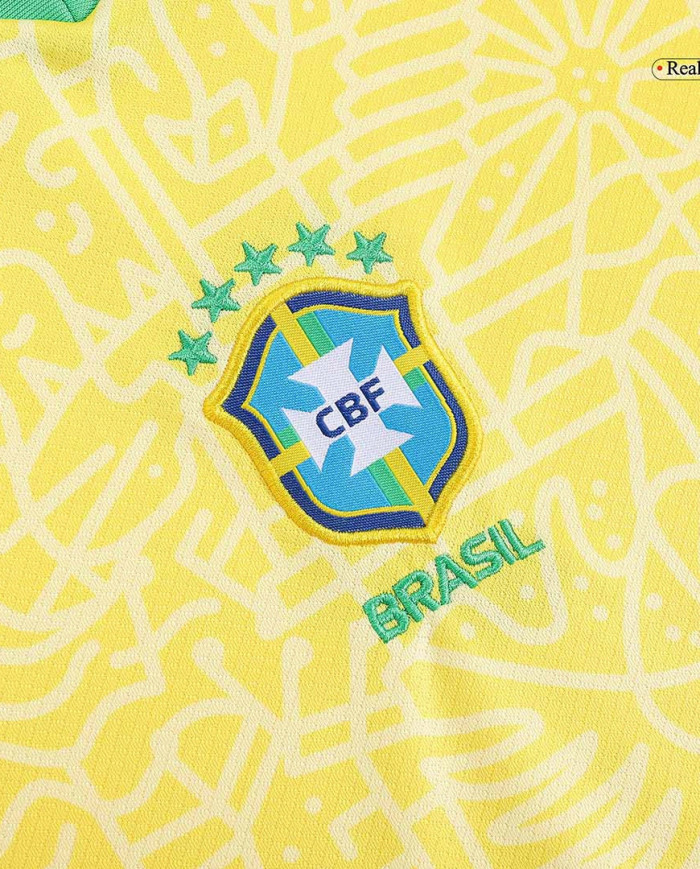 Kids Brazil Home Kit Copa America 2024