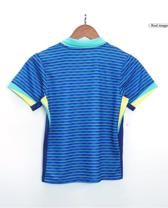 Kids Brazil Away Kit Copa America 2024