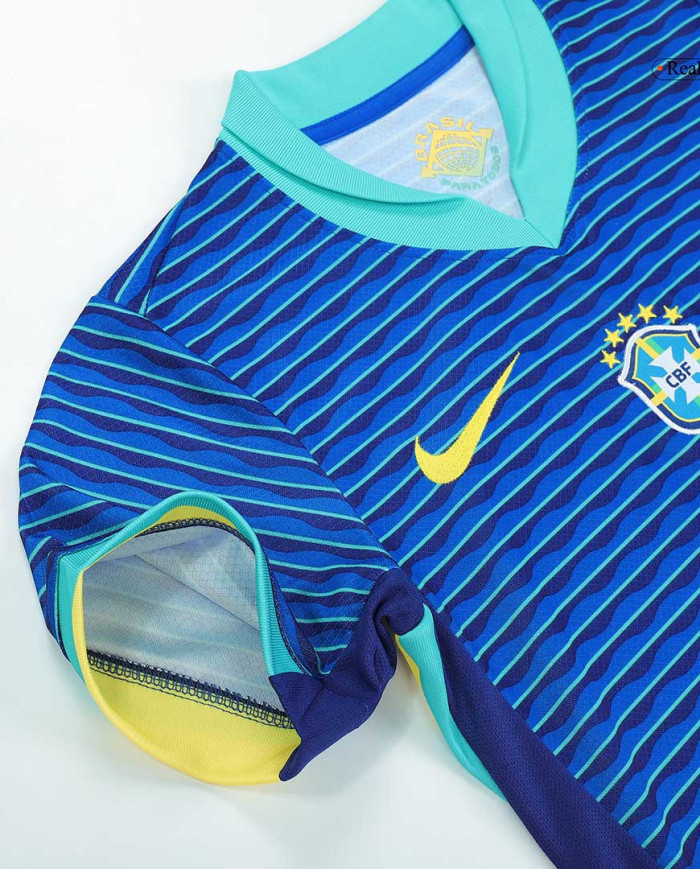 Kids Brazil Away Kit Copa America 2024