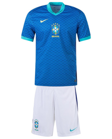 Kids Brazil Away Kit Copa America 2024 Kids Brazil Away Kit Copa America 2024