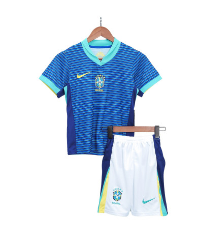 Kids Brazil Away Kit Copa America 2024 Kids Brazil Away Kit Copa America 2024