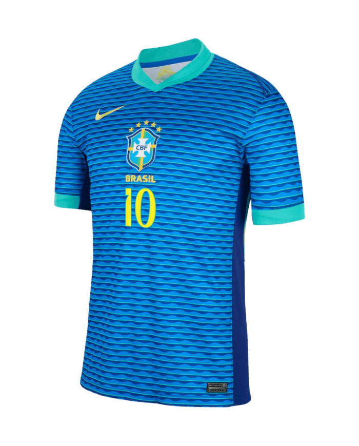 RODRYGO 10 Brazil Away Jersey Copa America 2024