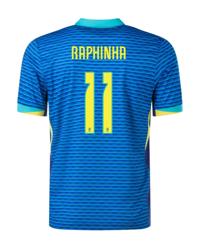 RAPHINHA 11 Brazil Away Jersey Copa America 2024