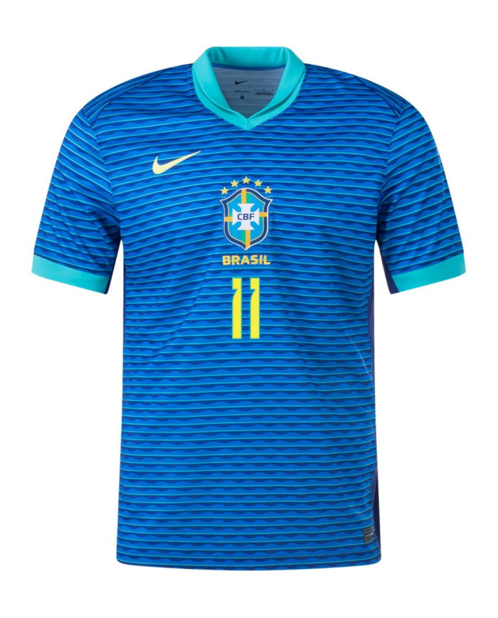 RAPHINHA 11 Brazil Away Jersey Copa America 2024