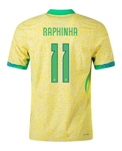 RAPHINHA 11 Brazil Home Jersey Copa America 2024 RAPHINHA 11 Brazil Home Jersey Copa America 2024