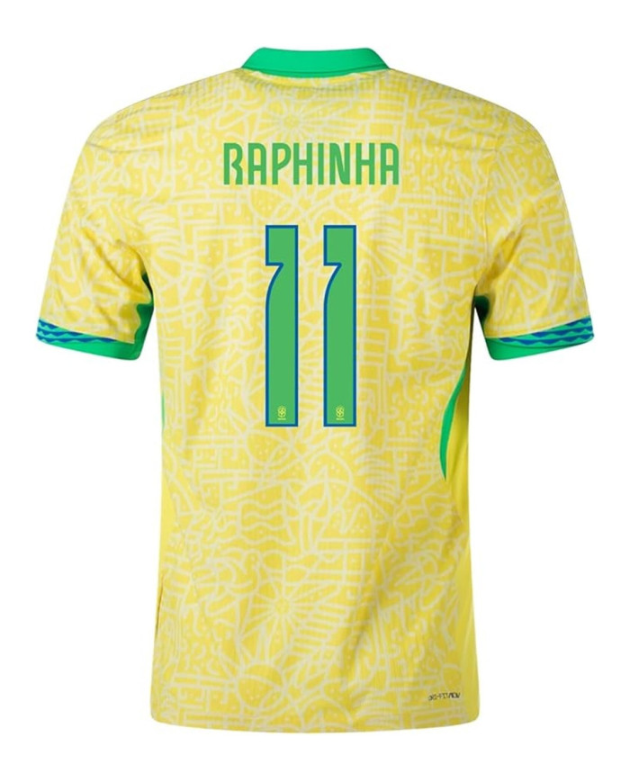 RAPHINHA 11 Brazil Home Jersey Copa America 2024