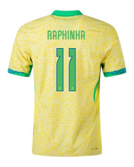 RAPHINHA 11 Brazil Home Jersey Copa America 2024