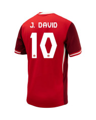 J. DAVID 10 Canada Home Jersey Copa America 2024