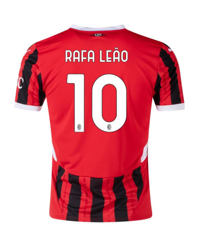 RAFA LEÃO 10 AC Milan Jersey Home 2024/25 RAFA LEÃO 10 AC Milan Jersey Home 2024/25