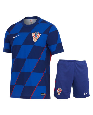 Men's Croatia Away Kit(Jersey+Shorts) Euro 2024 Men's Croatia Away Kit(Jersey+Shorts) Euro 2024