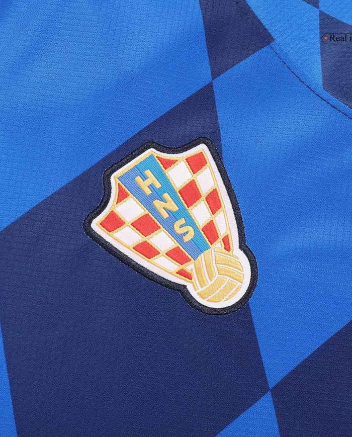 Men's Croatia Away Kit(Jersey+Shorts) Euro 2024