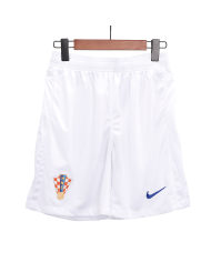 Croatia Home Soccer Shorts Euro 2024