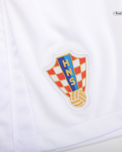 Croatia Home Soccer Shorts Euro 2024 Croatia Home Soccer Shorts Euro 2024
