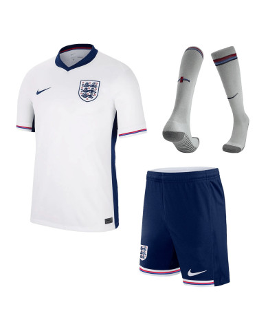 England Home Whole Kit(Jersey+Shorts+Socks) Euro 2024 England Home Whole Kit(Jersey+Shorts+Socks) Euro 2024