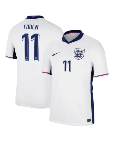 FODEN 11 England Home Jersey Euro 2024 FODEN 11 England Home Jersey Euro 2024