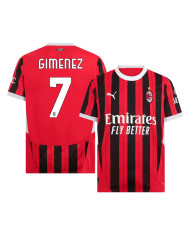 GIMENEZ 7 AC Milan Home Jersey 2024/25