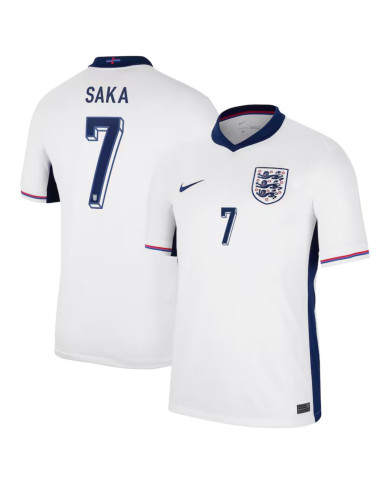 SAKA 7 England Home Jersey Euro 2024 SAKA 7 England Home Jersey Euro 2024
