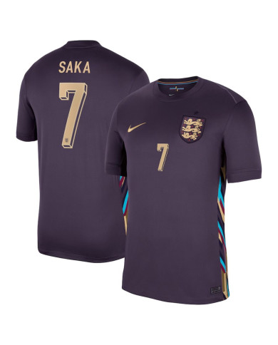 SAKA 7 England Away Jersey 2024 SAKA 7 England Away Jersey 2024