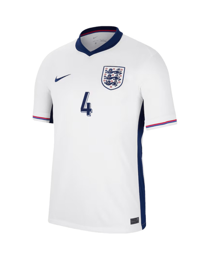 RICE 4 England Home Jersey Euro 2024