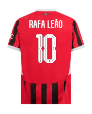 RAFA LEÃO 10 AC Milan Home Jersey 2024/25 - UCL Font