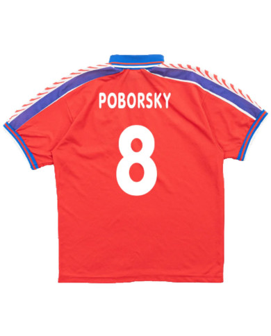 Poborsky 8 Czech Republic Home Jersey 1996/98