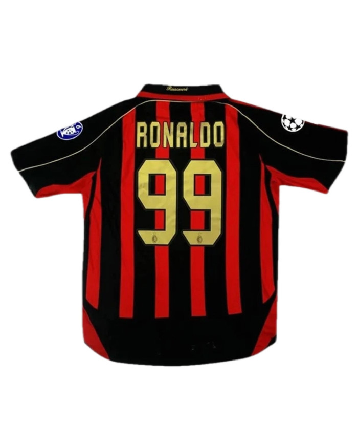 Ronaldo 99 Retro AC Milan UCL Home Jersey 2006/07