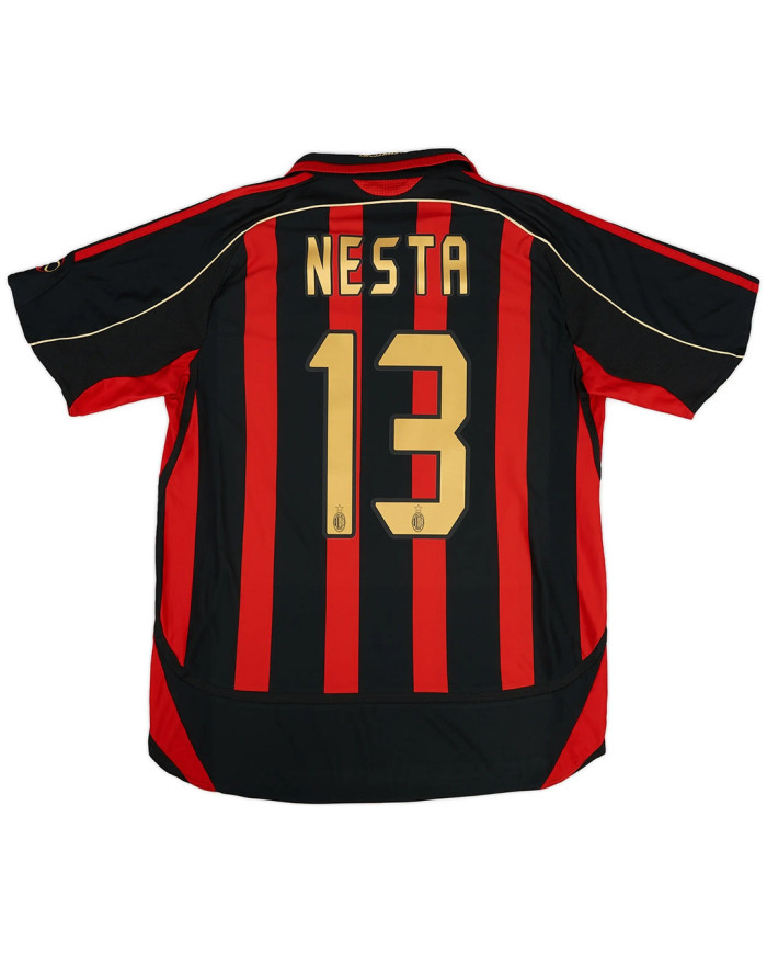 NESTA 13 Retro AC Milan Home Jersey 2006/07