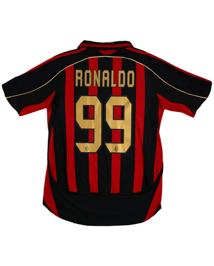 Ronaldo 99 Retro AC Milan Home Jersey 2006/07