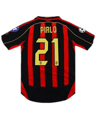 PIRLO 21 Retro AC Milan UCL Home Jersey 2006/07