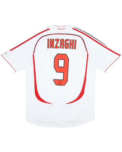 INZAGHI 9 Retro AC Milan UCL Final Away Jersey 2006/07 INZAGHI 9 Retro AC Milan UCL Final Away Jersey 2006/07