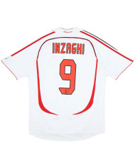 INZAGHI 9 Retro AC Milan UCL Final Away Jersey 2006/07
