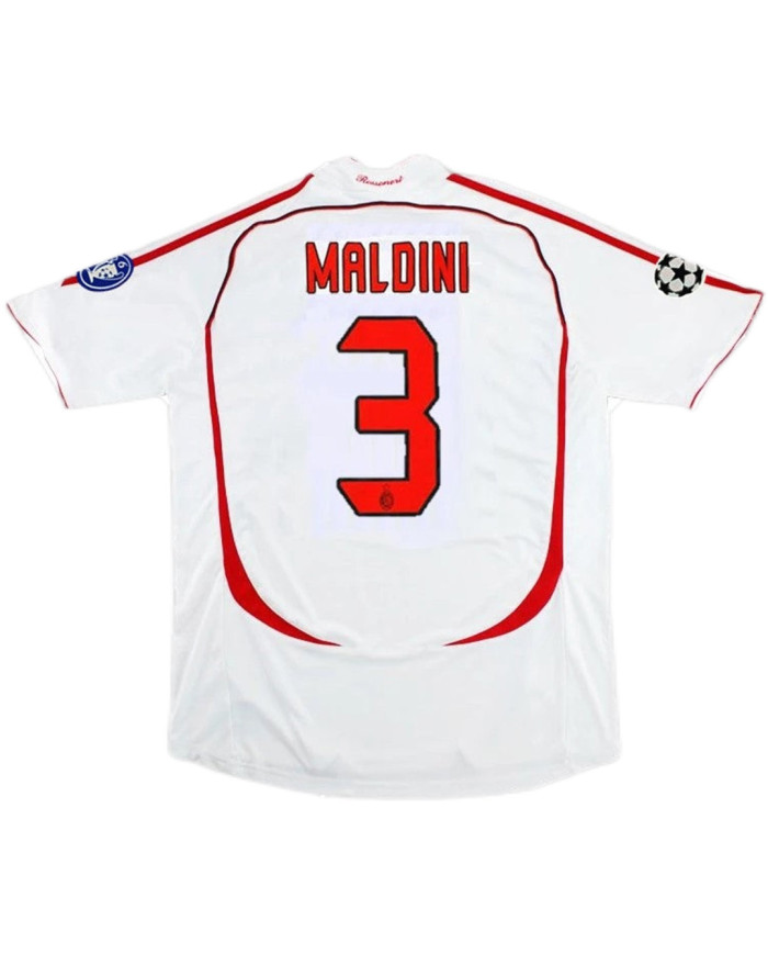 MALDINI 3 Retro AC Milan UCL Final Away Jersey 2006/07