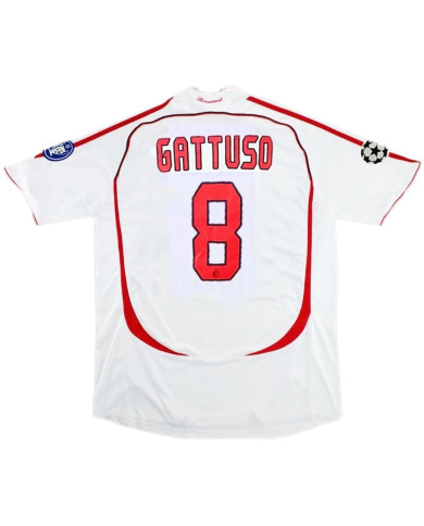 GATTUSO 8 Retro AC Milan UCL Final Away Jersey 2006/07 GATTUSO 8 Retro AC Milan UCL Final Away Jersey 2006/07