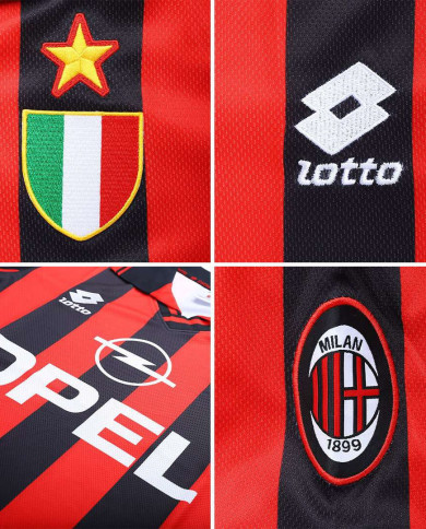 Retro AC Milan Home Jersey 1996/97 Retro AC Milan Home Jersey 1996/97