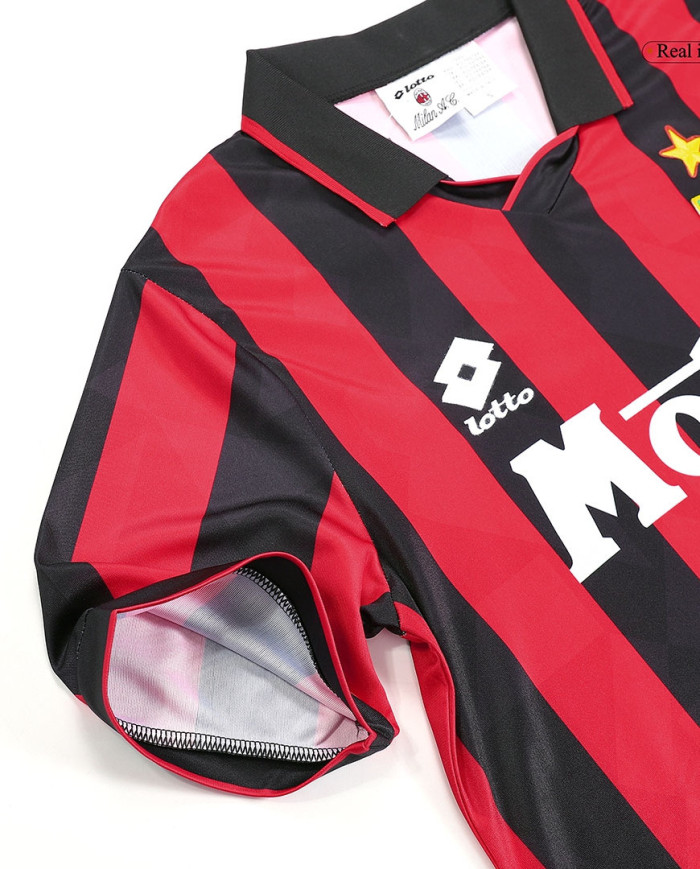 Retro AC Milan Home Jersey 1992/93